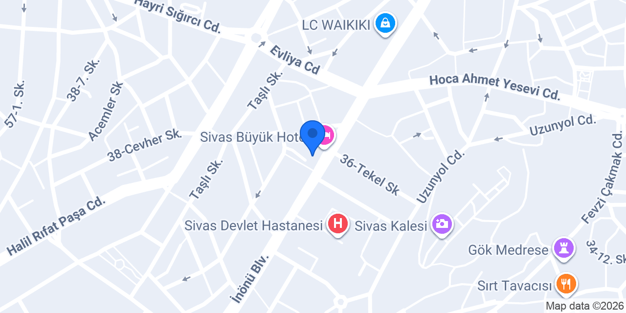 Maraş Dondurma Tatlı konumu