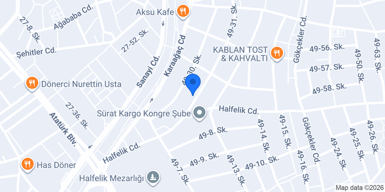 Bar10 Oto aksesuar konumu