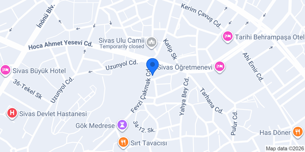 Cemil Pide Firini konumu
