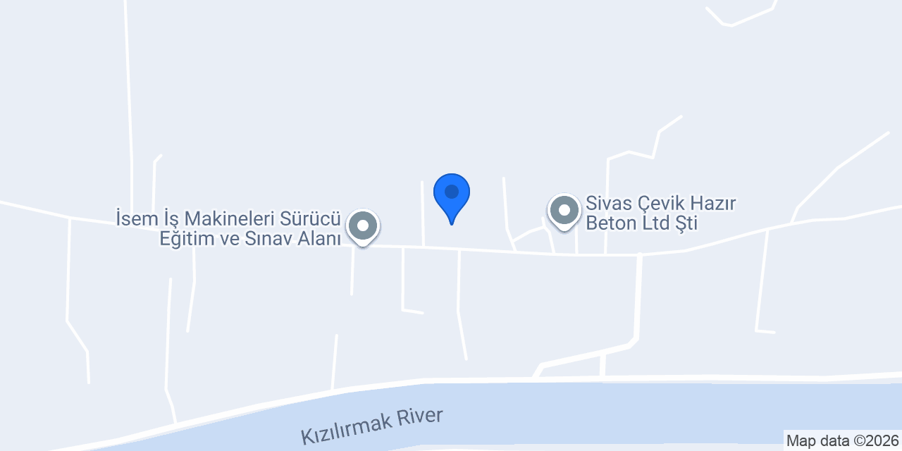 SİVAS BETON A.Ş. konumu
