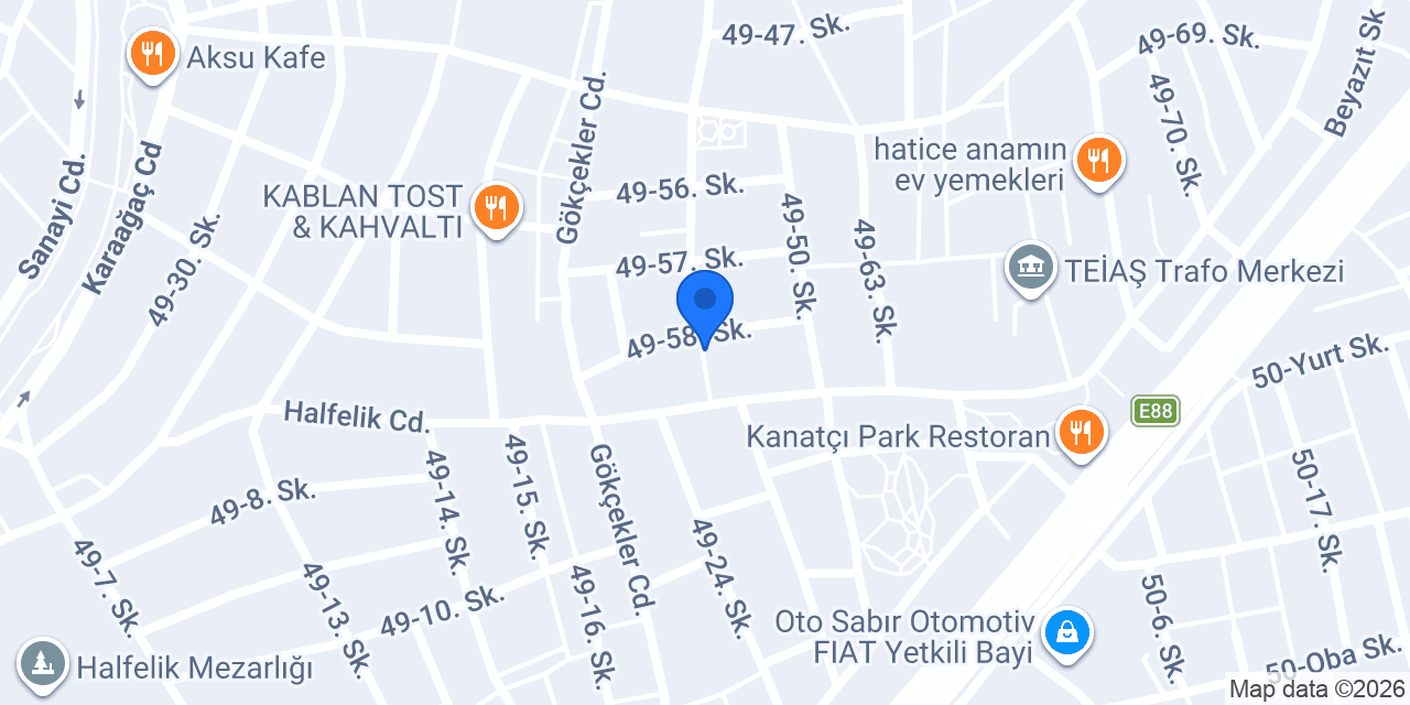 Sivas Sistem Hırdavat konumu