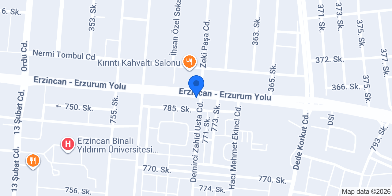 Hizmet Eczanesi konumu