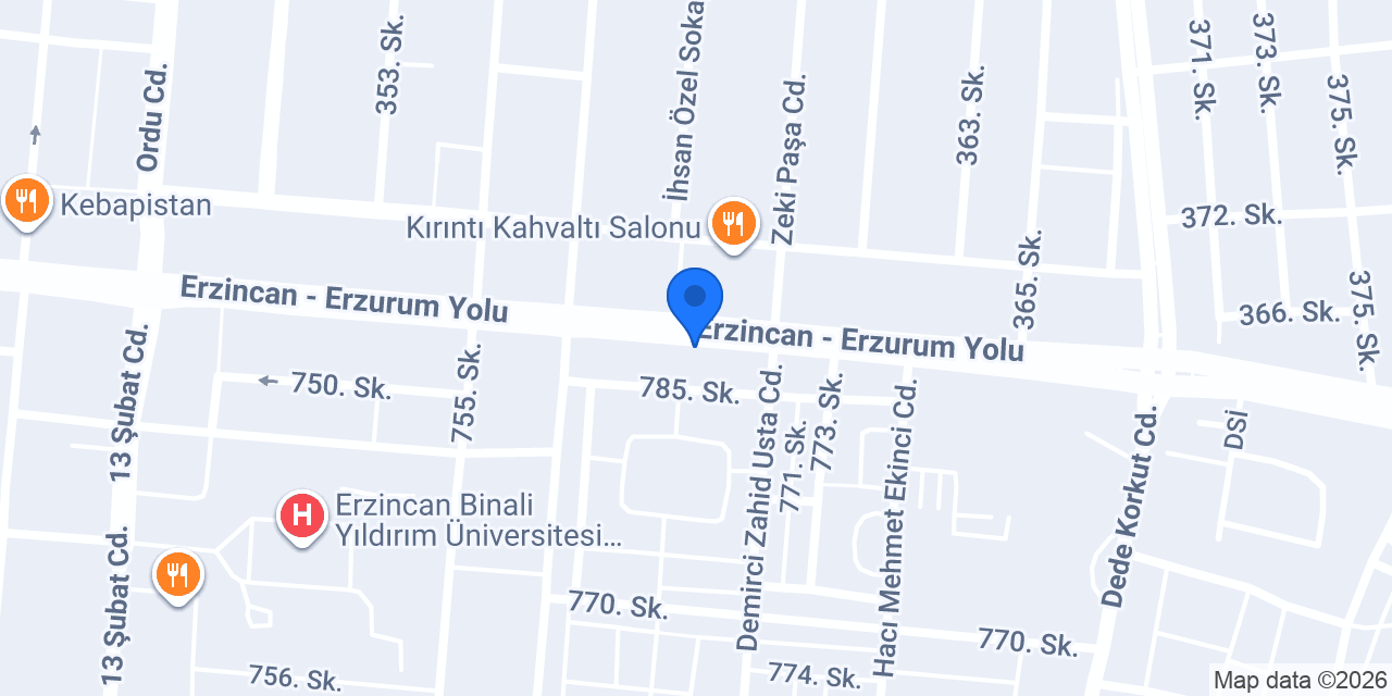 Karakaya Otel konumu