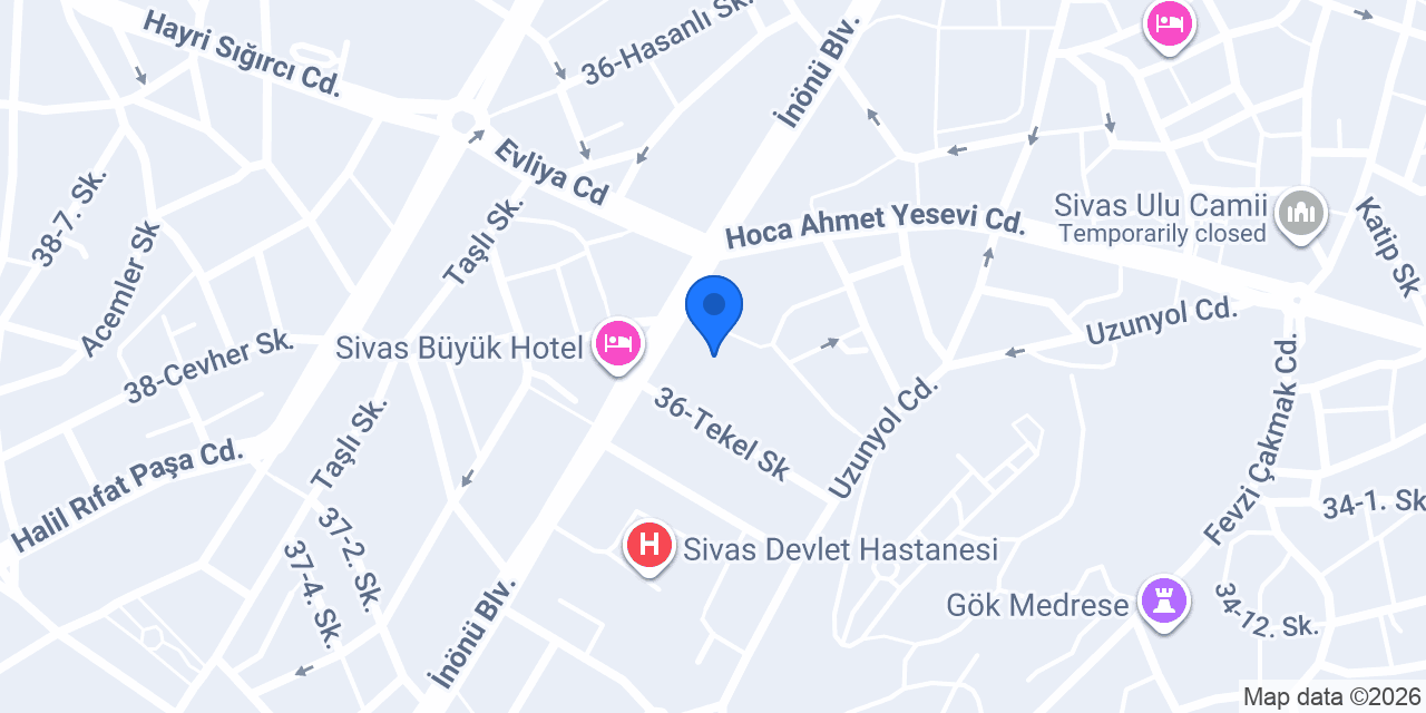 İstasyon terzi konumu