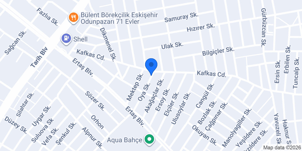 Kübra Gürel Kuaför konumu