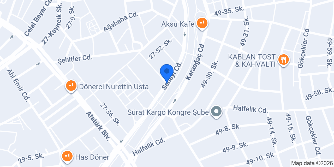 CAGLAYAN TRAKTOR konumu