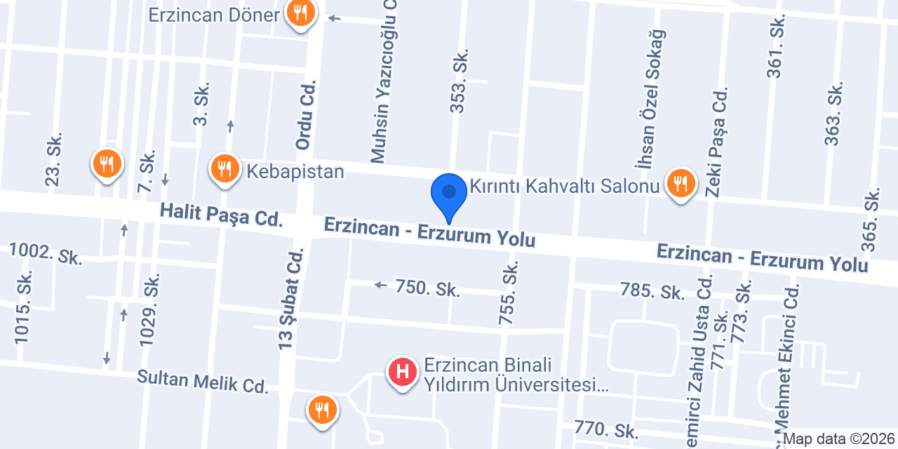 Erzincan Döviz konumu