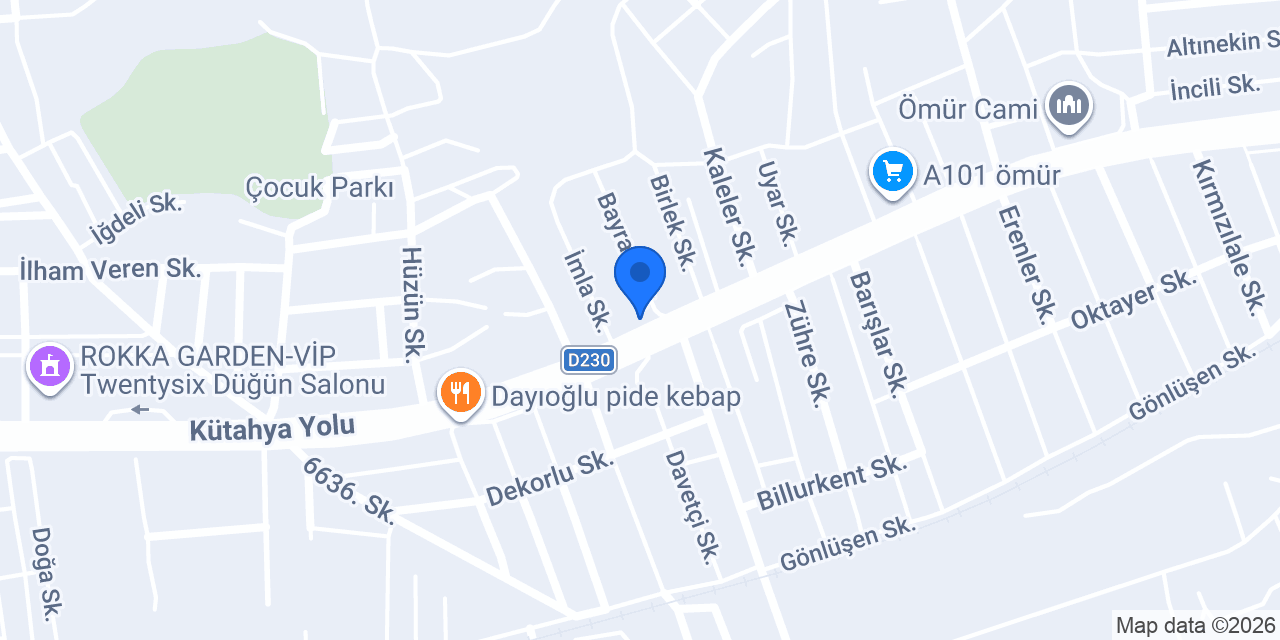 Tuna Tekel Bayii konumu