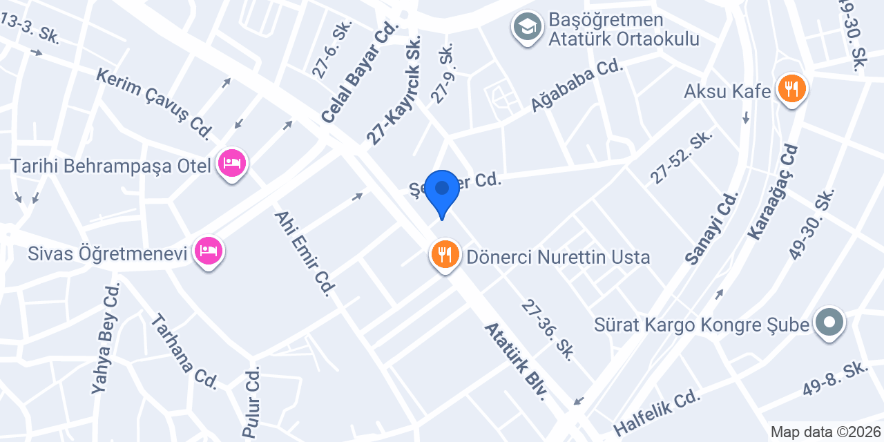 Yasemin Öntürkler Nail Studio konumu