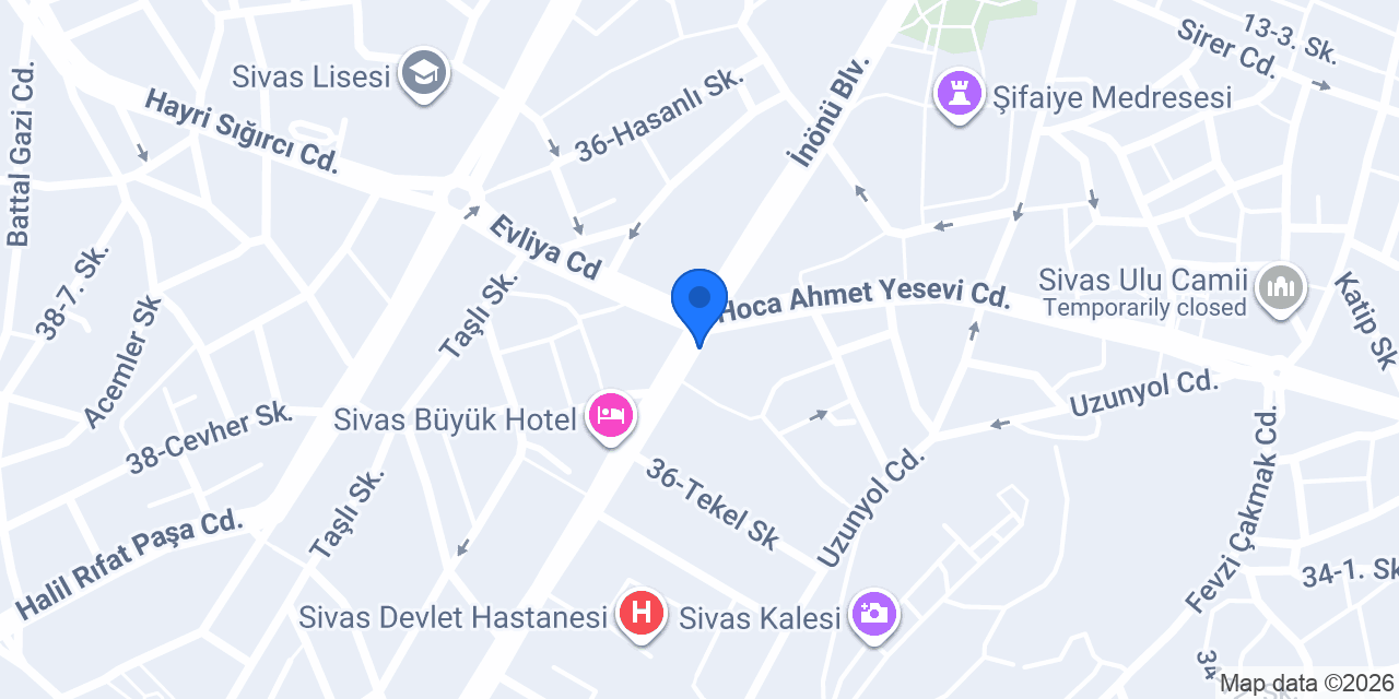 AF AVUKATLIK BÜROSU konumu