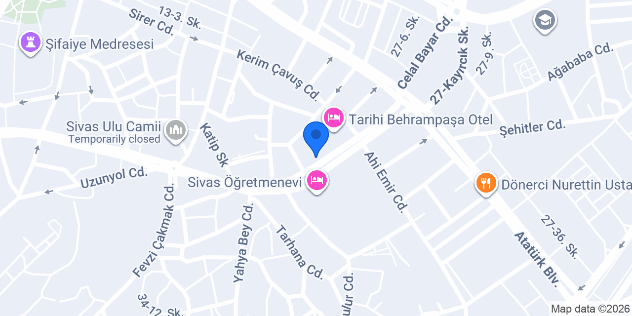 Yeşil künefe konumu