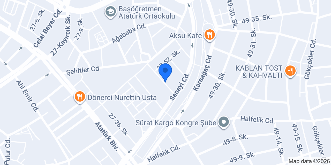 ASTUNA MOBİLYA DEKARASYON ve AHŞAP KAPI konumu