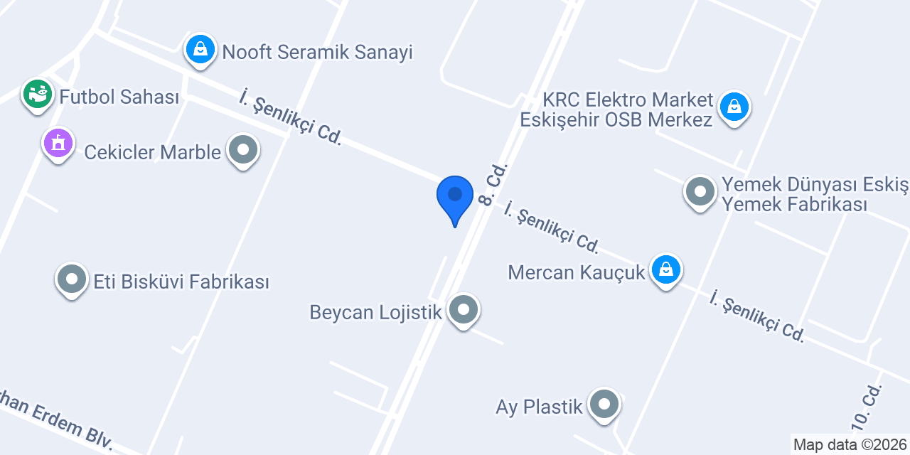 Detsan Kimya Fabrika konumu