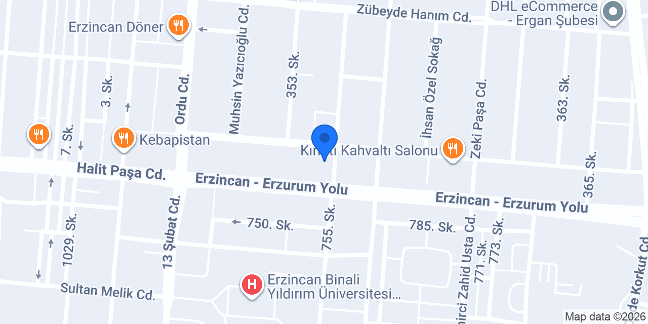 Coffeeworks Erzincan konumu