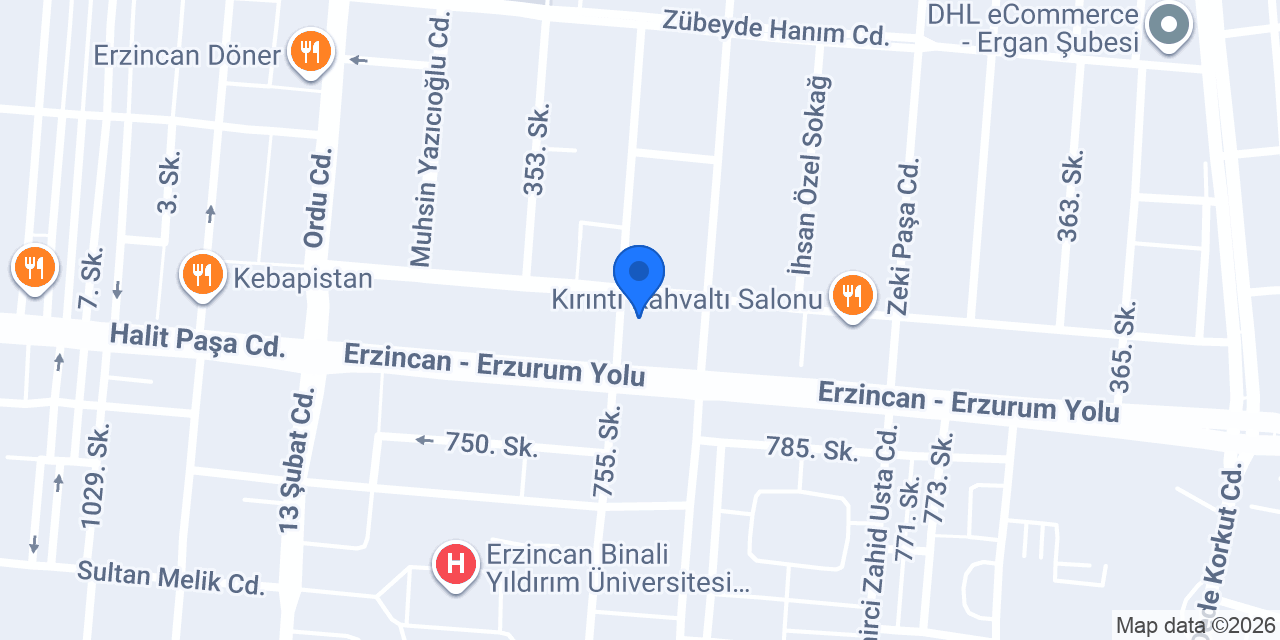 Müezzinoğlu Yapı & Proje Ltd. Şti. konumu