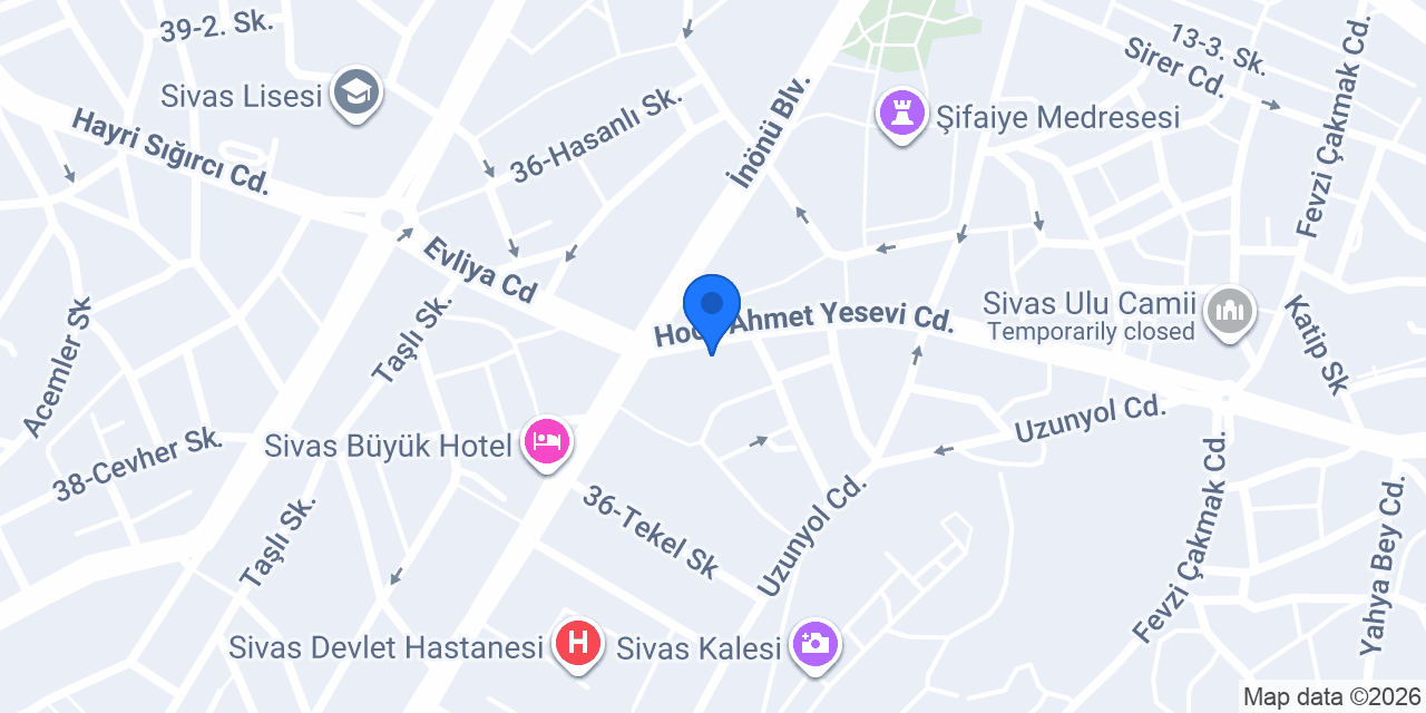 Karaca Eczanesi konumu
