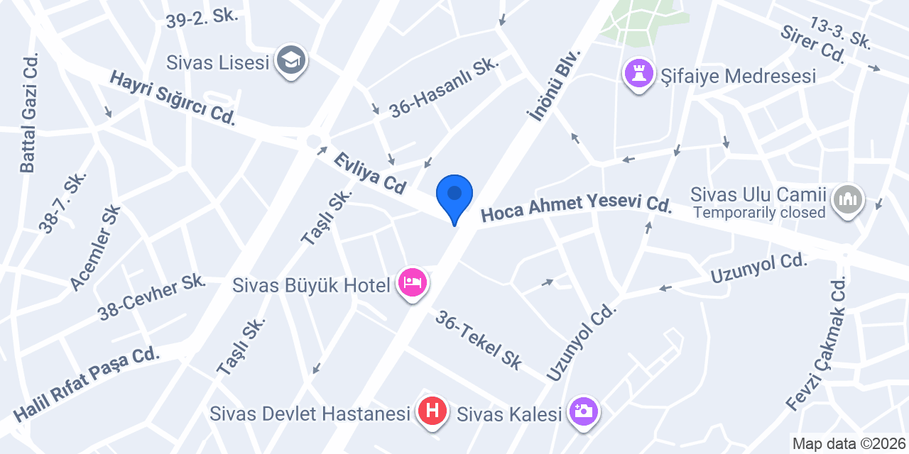 Ma'ruf Hukuk Bürosu konumu