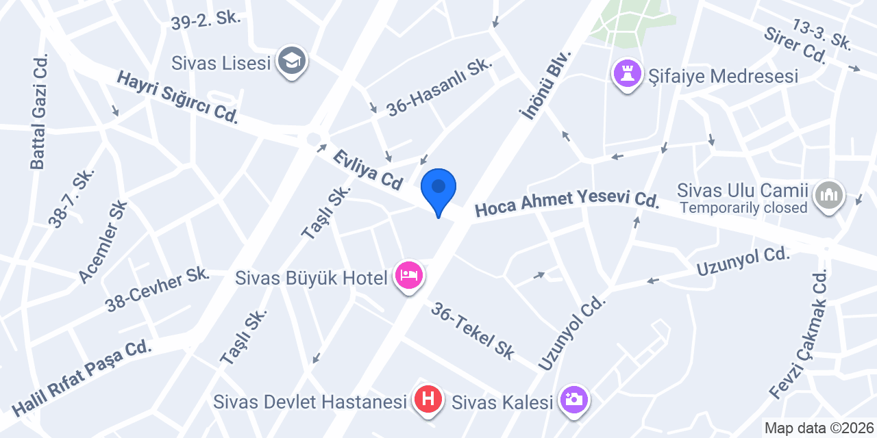 Onur Pide Fırını konumu