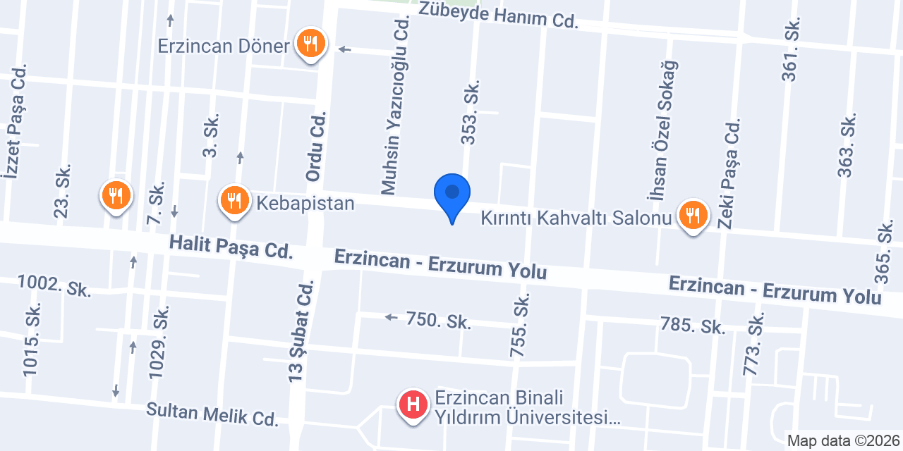 EG Pilates Studyo konumu