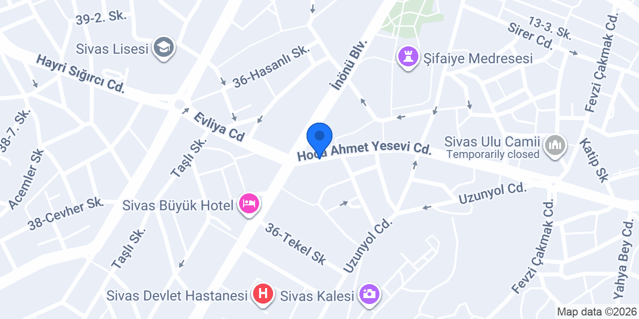 YILMAZ MÜTEAHHİTLİK konumu