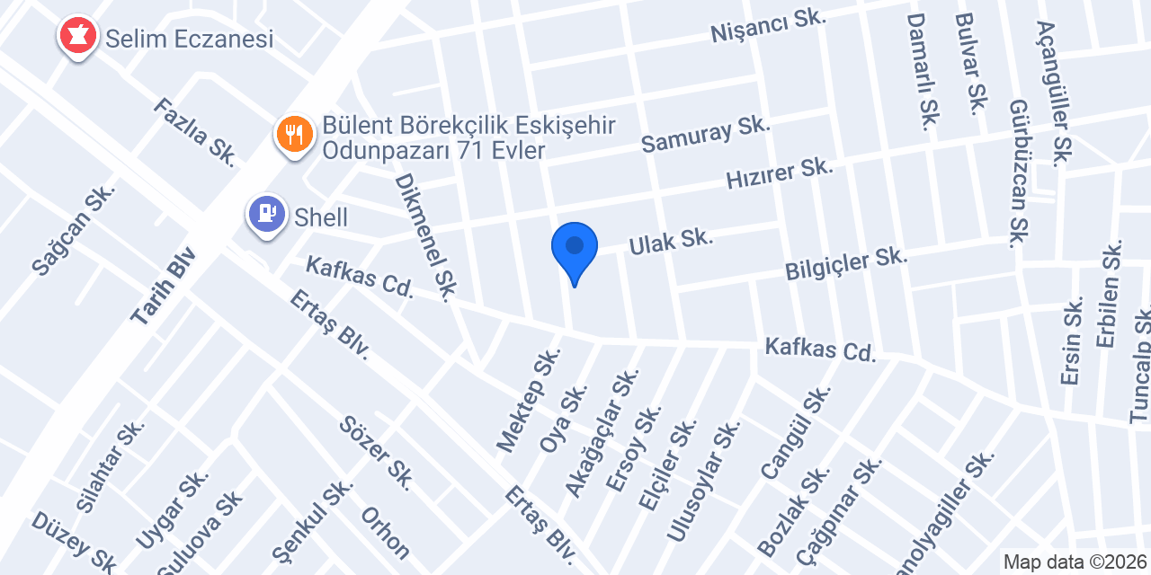 Yağmur Bahçe konumu