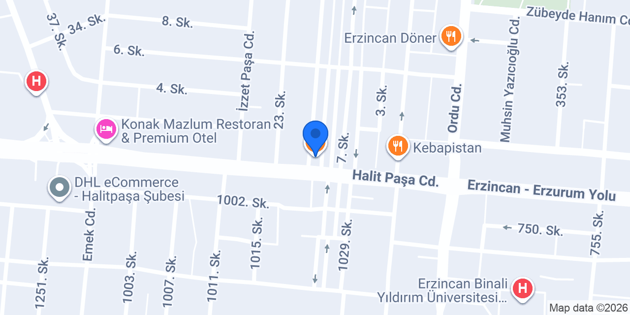 Safir Restaurant konumu