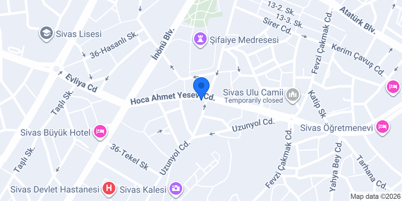 HAMSİKÖY SÜTLACI SİVAS konumu