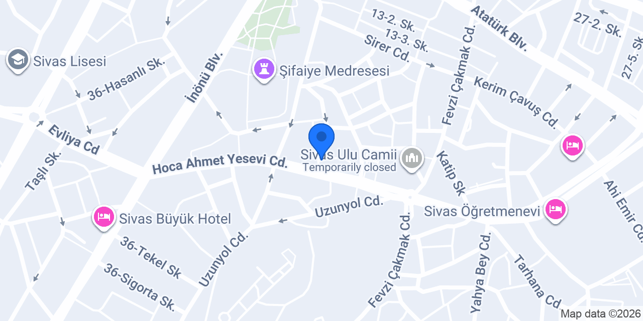 YYS DANIŞMANLIK konumu