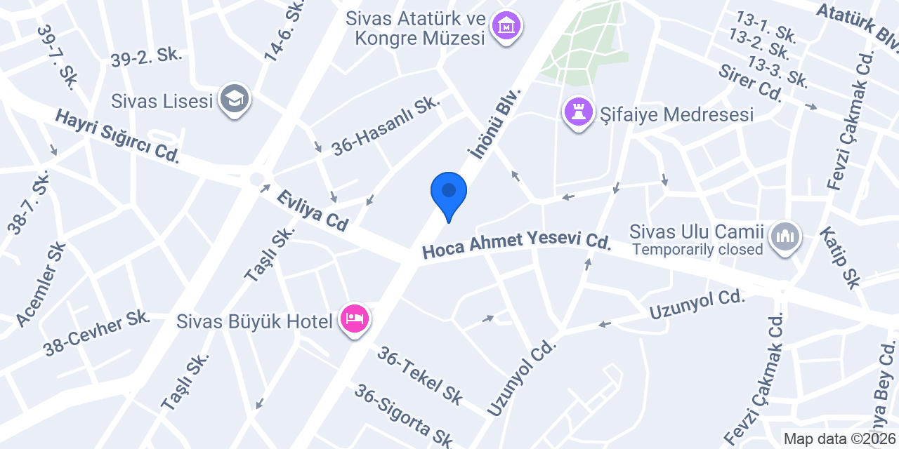 Sivas Optik konumu