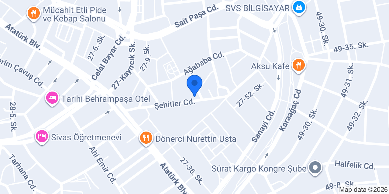 ÖZGER Pozitif Yaşam Merkezi konumu