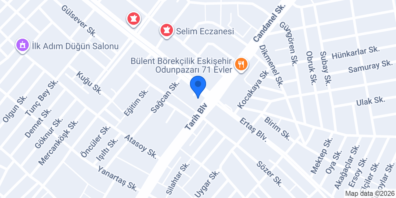 Estuğ Pastanesi konumu