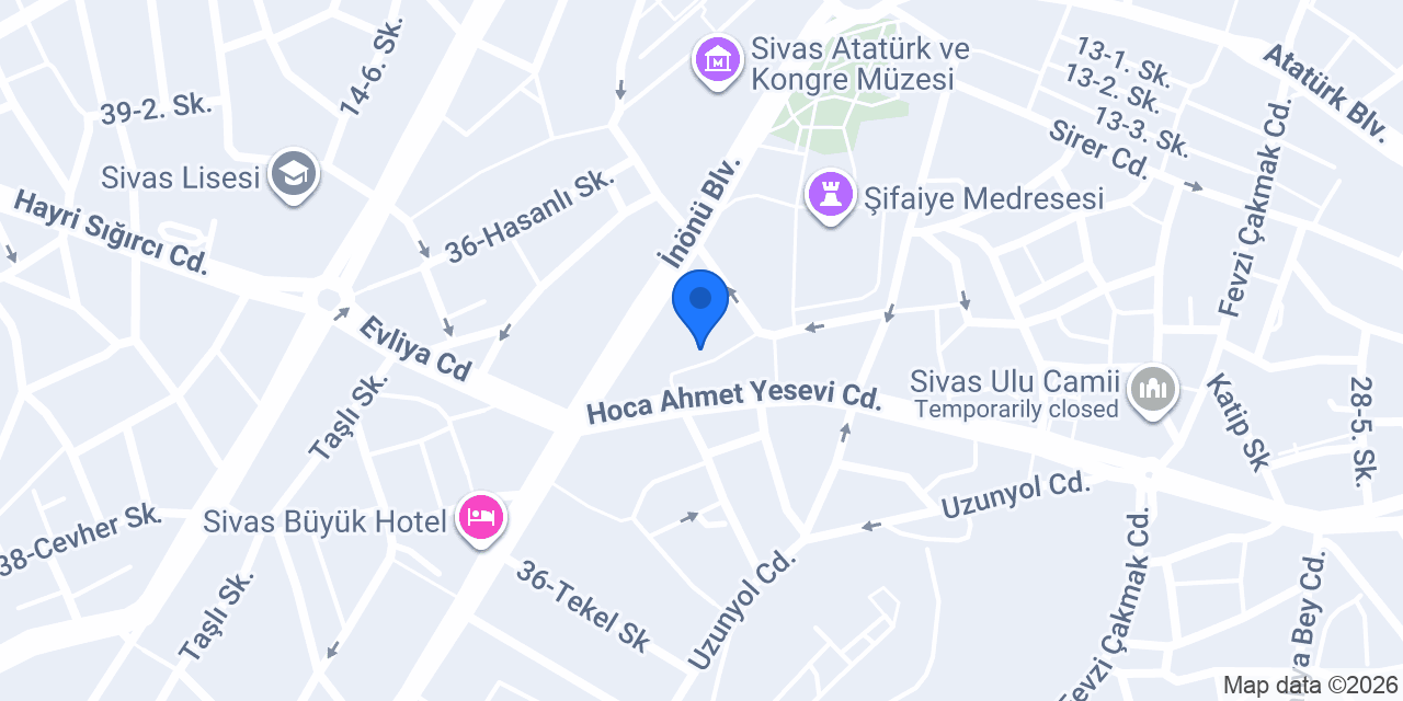 Cbkare Kurs Merkezi konumu
