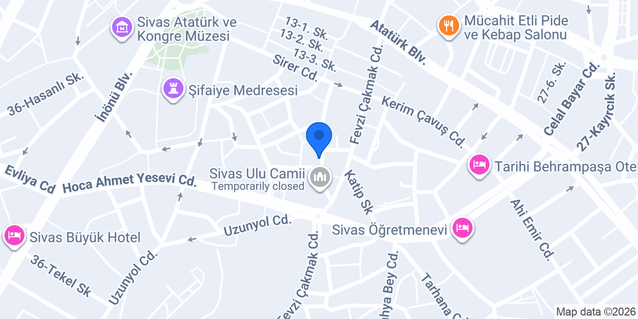 Bergüzar Hac Malzemeleri konumu