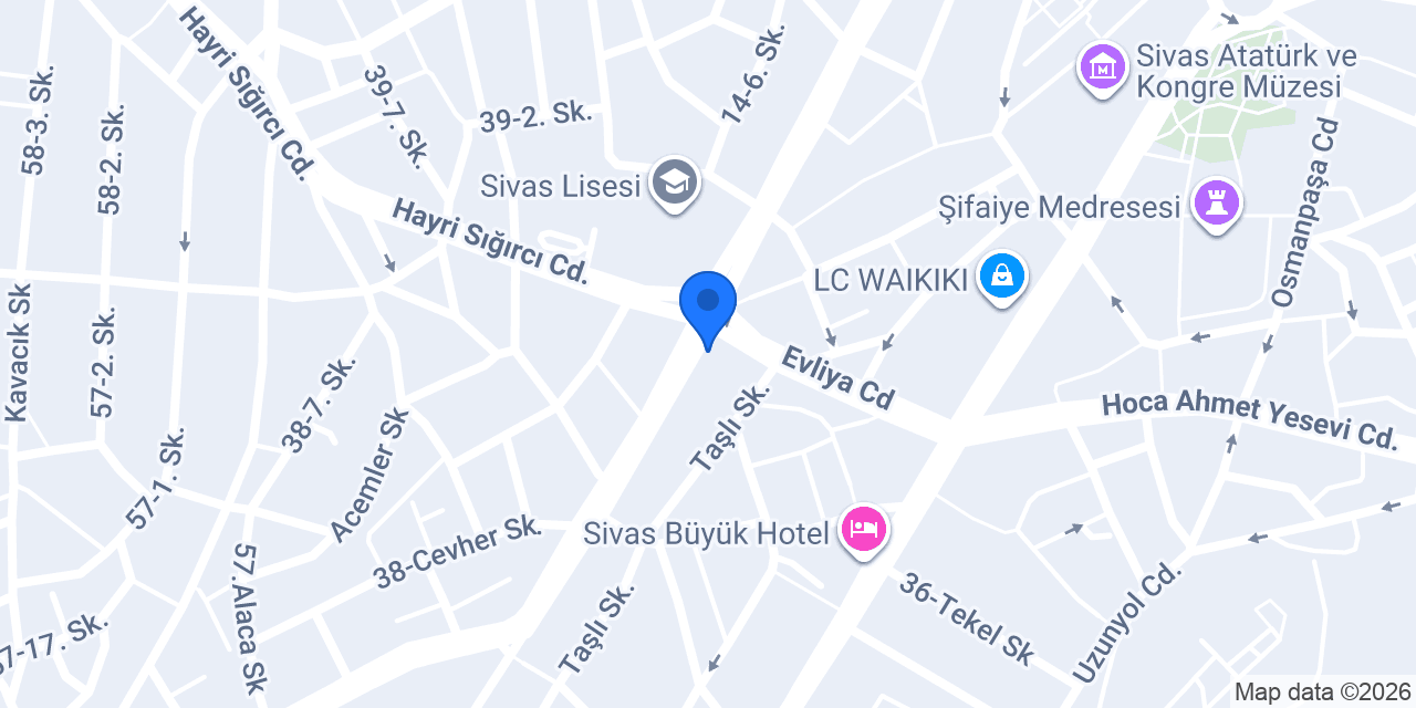 Meşhur katmercim ve etli ekmekcim konumu