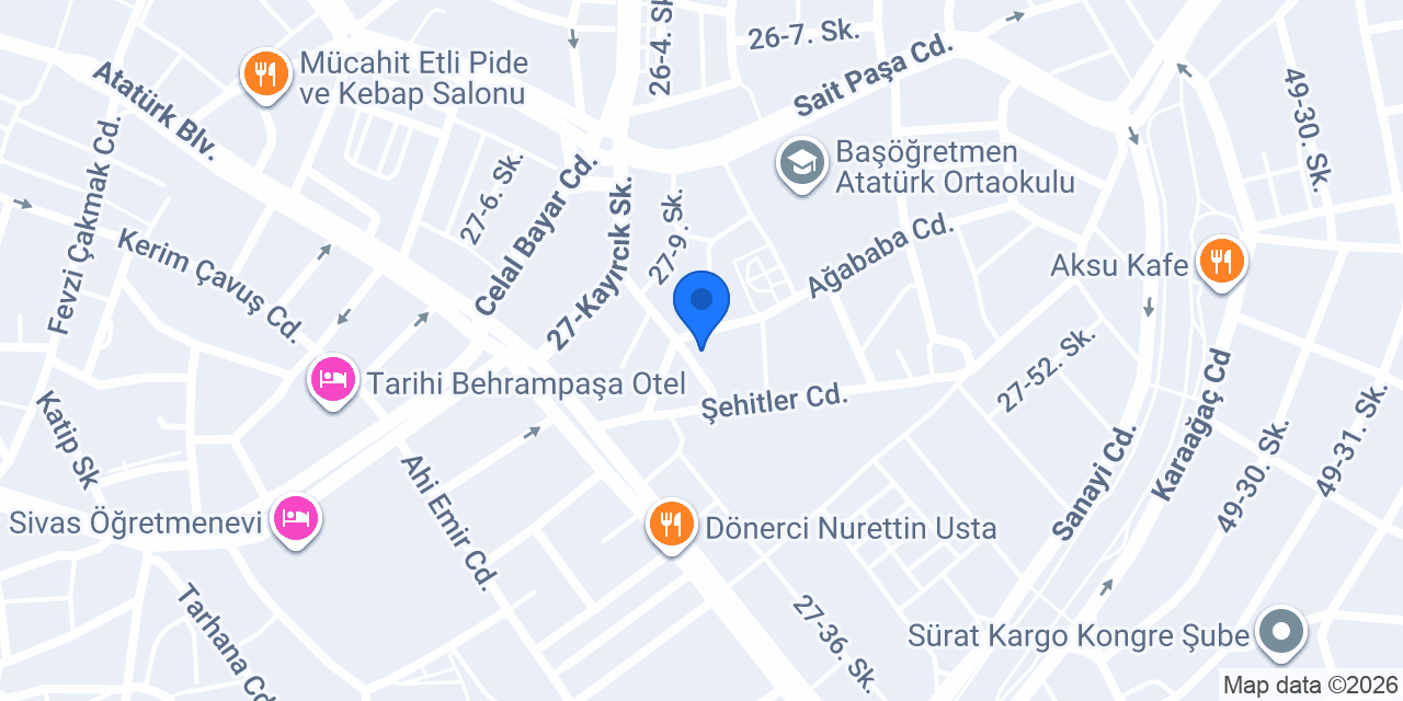 Anadolu Pansiyon konumu