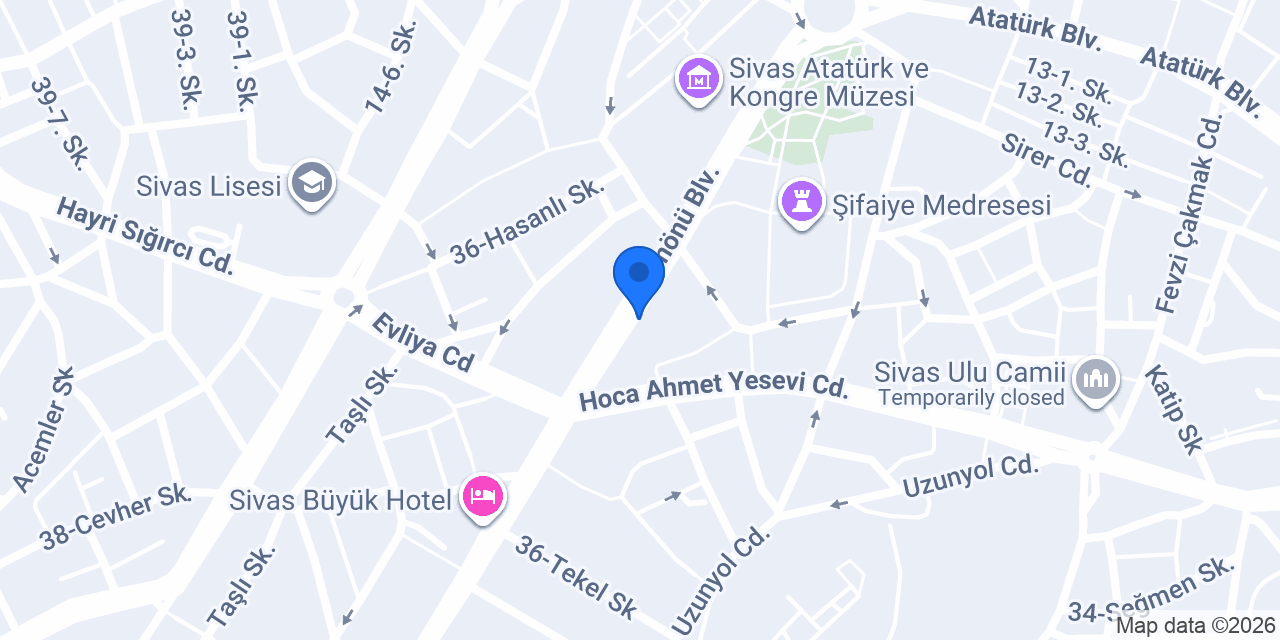 Esra Kurt Hukuk Bürosu konumu