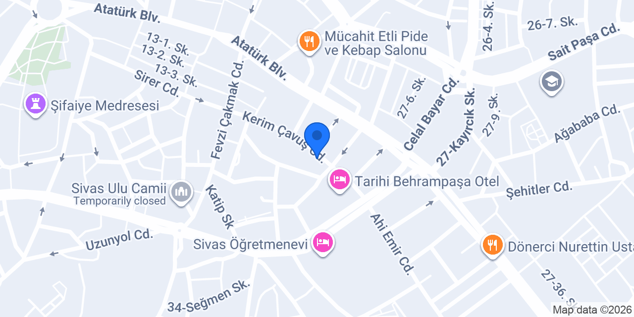 Uzmanlar Av Bayi konumu