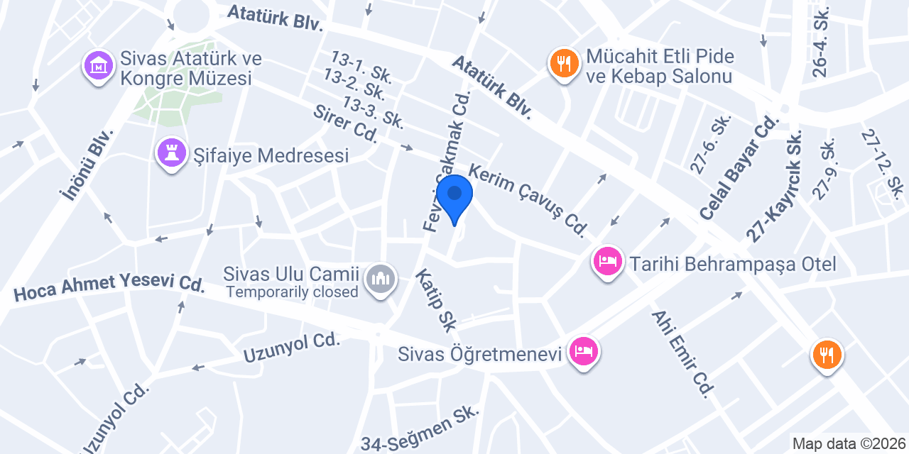 Anadolu Tek Danışmanlık Ltd. Şti. konumu