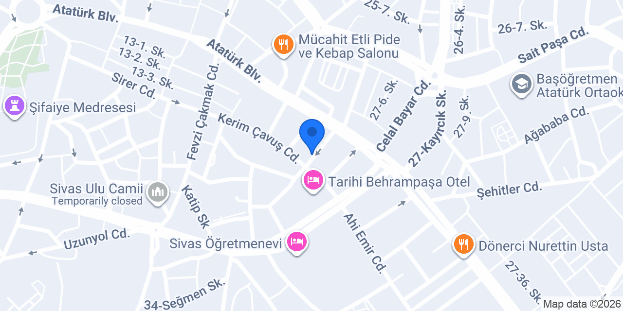 YapıExpress Yapı Market konumu