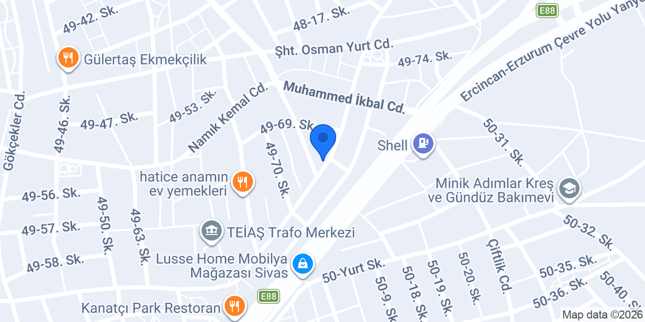 KOÇ MARKET konumu