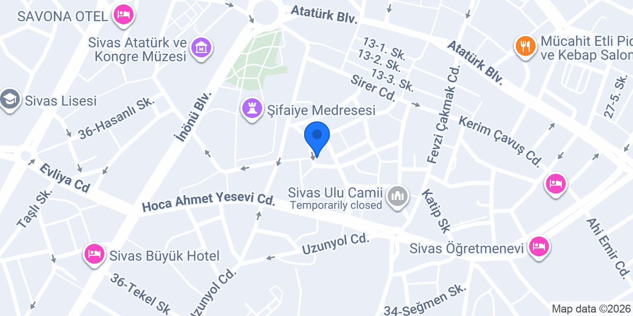 Öz Ata Harita konumu