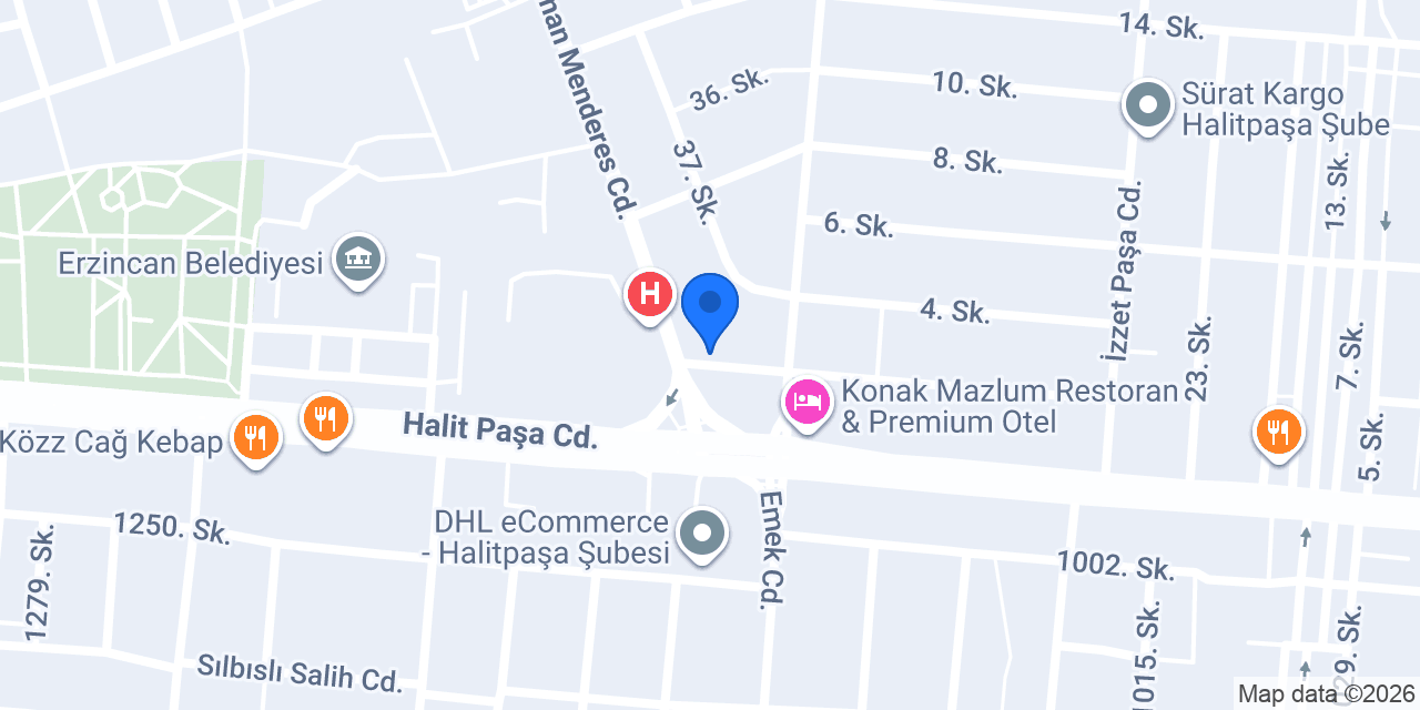 Mantar Pizza konumu