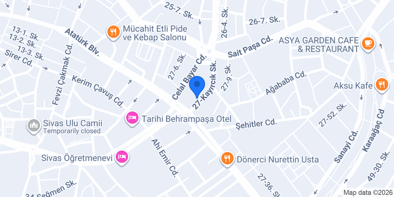 İLERİ SÜRÜCÜ KURSU konumu