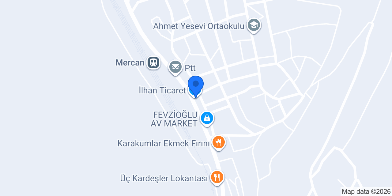 İlhan Ticaret konumu