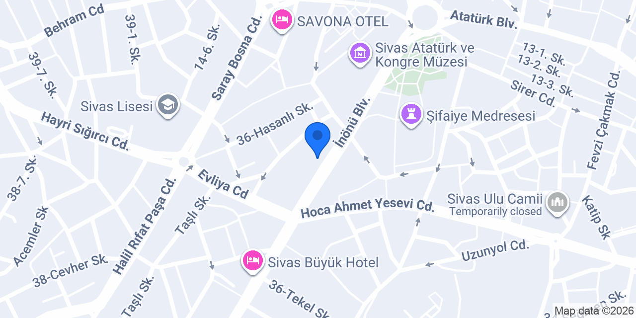 Sivas Avukat Muhsin SOYLU konumu