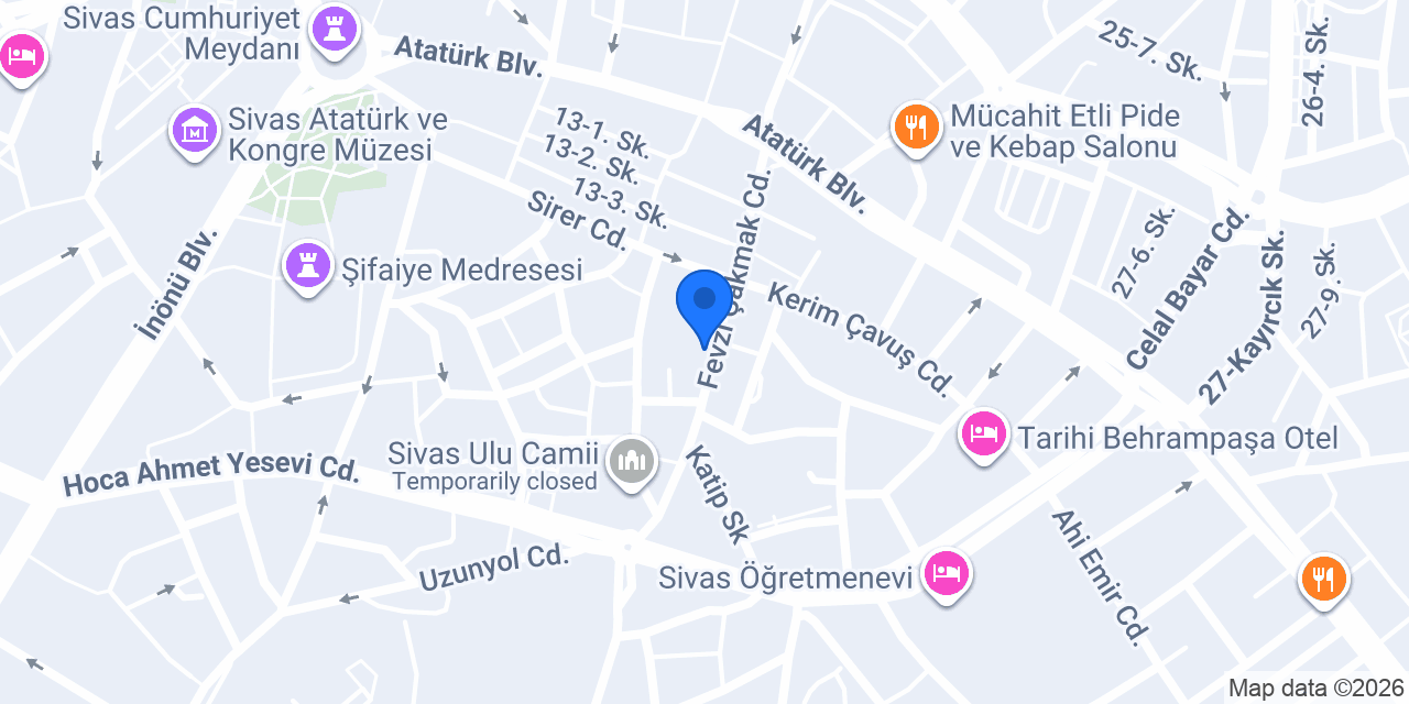 Diş Hekimi Nurdan HAYTA ÇELİK konumu