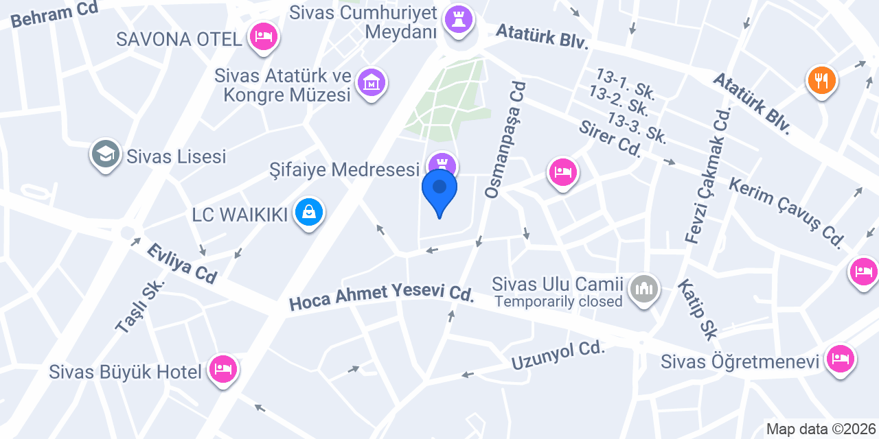 Sivas Gümüş konumu