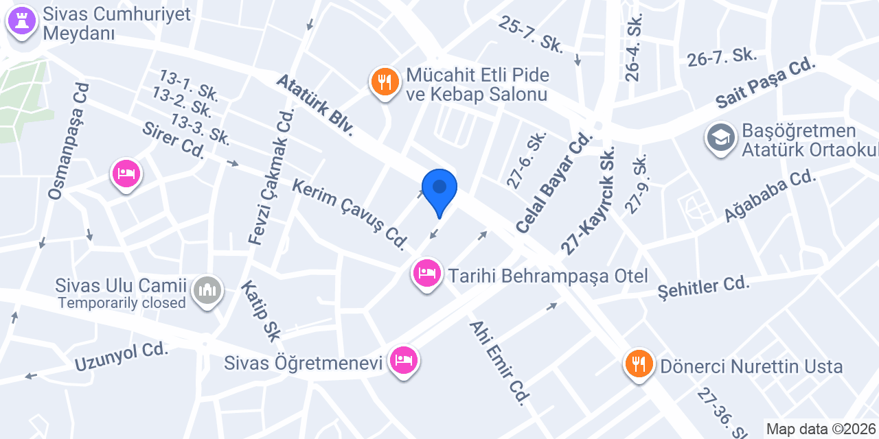 Kuaförüm Mesut konumu