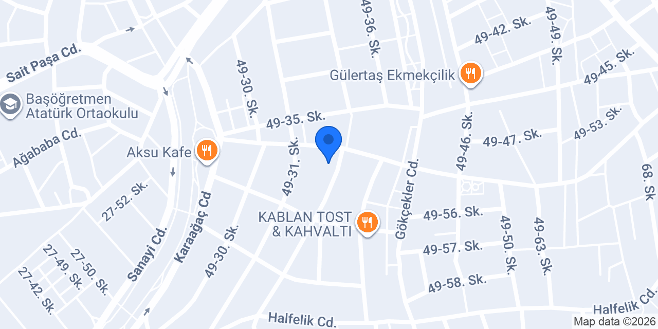 Seç Oto Yedek Parça konumu