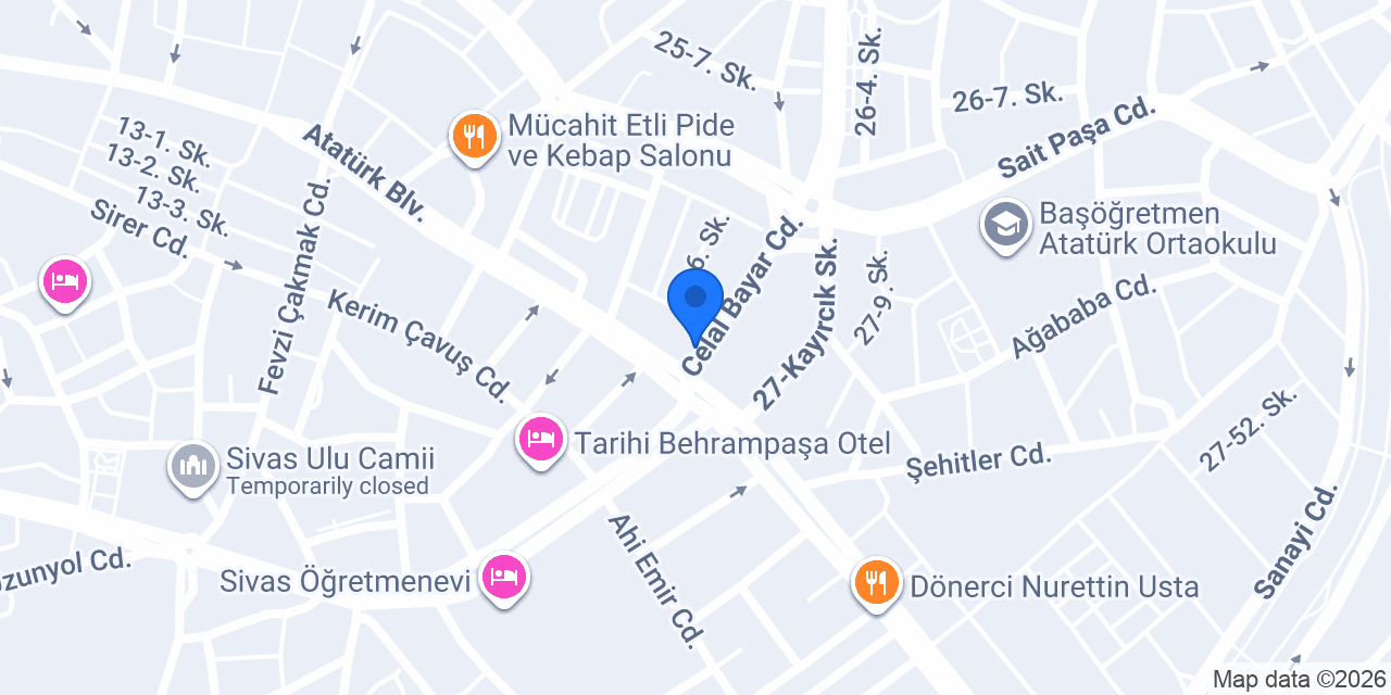 ÖZEN OPTİK konumu